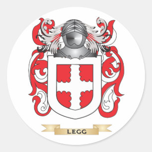Sticker Rond Armoiries en jambe (crête de famille)