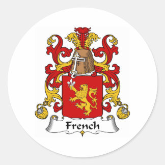 Sticker Rond Armoiries françaises/crête de famille
