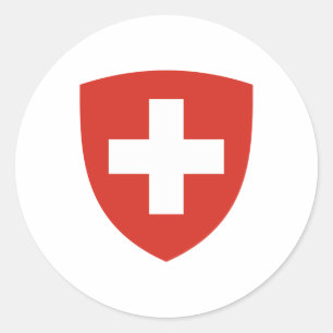Sticker Rond Armoiries suisses