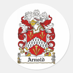 STICKER ROND ARNOLD FAMILLE CREST - ARNOLD COAT OF ARMS