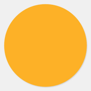 Sticker Rond Arrière - plan Jaune Soleil Vous Pouvez Customiser