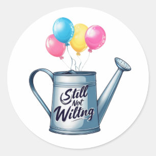 Sticker Rond arrosoir rempli de ballons