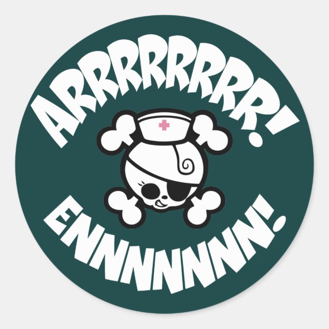 STICKER ROND ARRRRRR ! ENNNNNN ! (Devant)