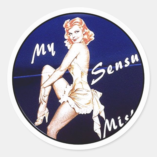 STICKER ROND ART DE NEZ (Devant)