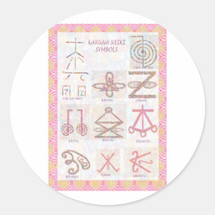 Sticker Rond ART Symbolique : Outils de pratique des maîtres de