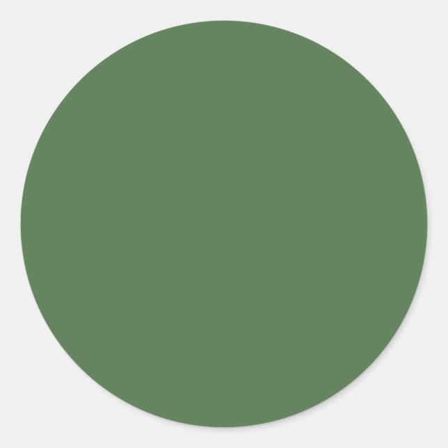 Sticker Rond Artichoke vert (couleur solide) (Devant)