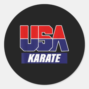 Sticker Rond Arts martiaux de karaté Équipe USA 2021