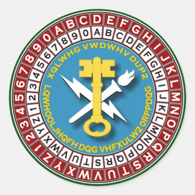 STICKER ROND ASA INSCOM 2 (Devant)