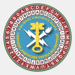 Sticker Rond Asa INSCOM 2s