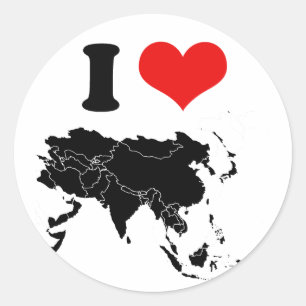STICKER ROND ASIE