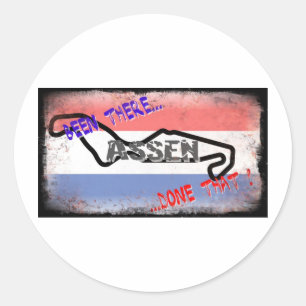 Sticker Rond Assen - là fait cela