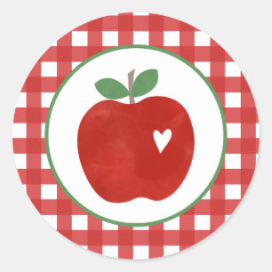 Sticker Rond Assiettes en papier pour le premier anniversaire A