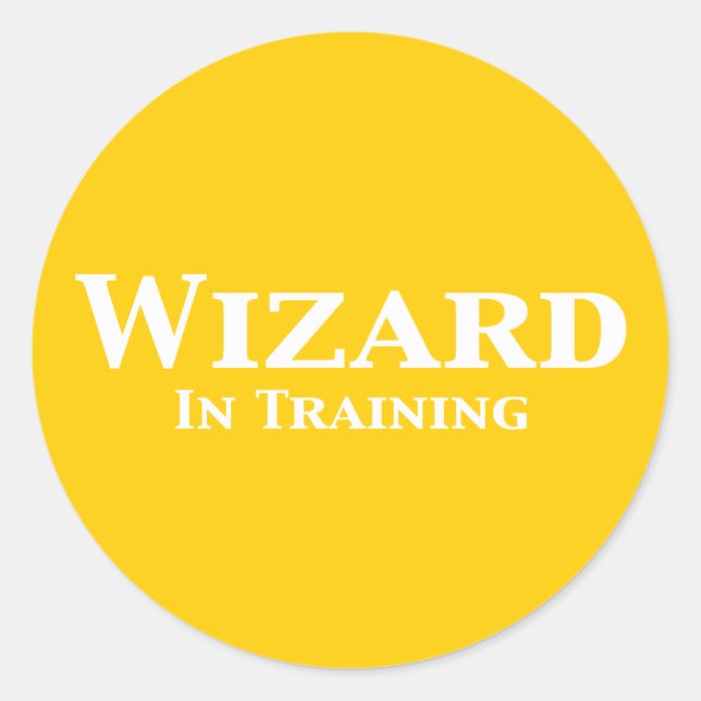 Sticker Rond Assistant Dans La Formation Cadeaux (Devant)