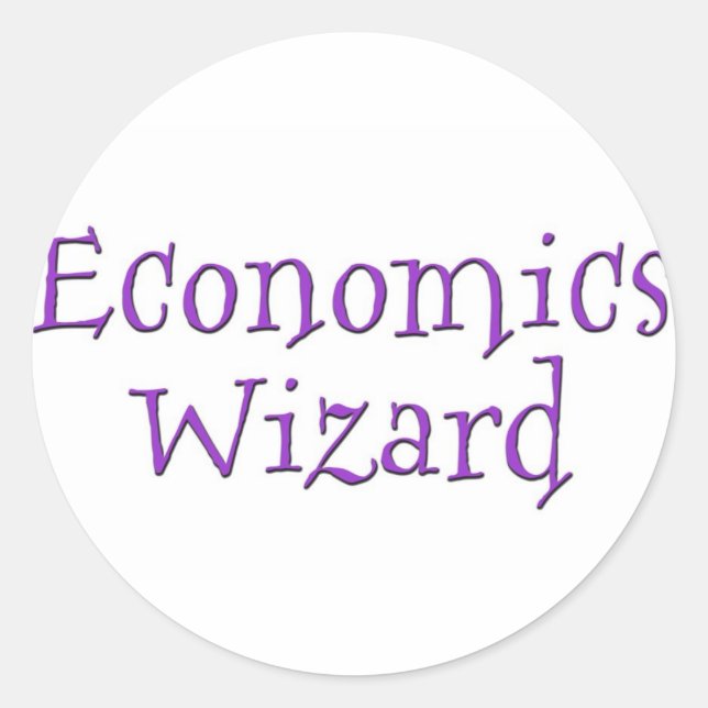 Sticker Rond Assistant Économie (Devant)