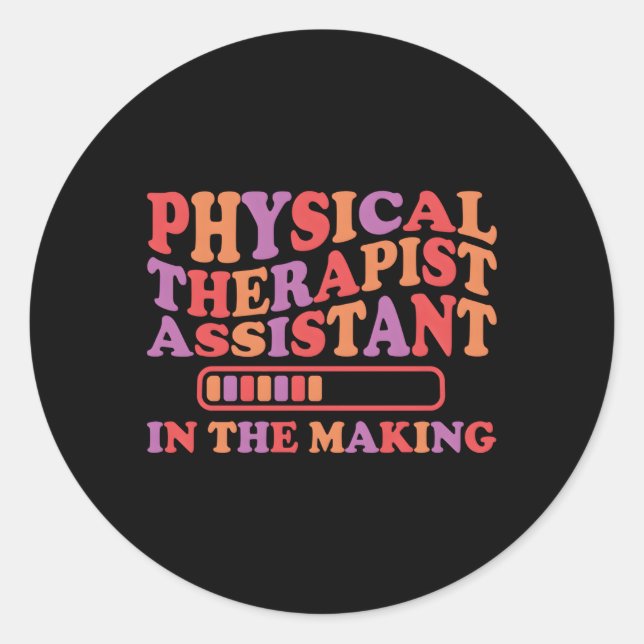 Sticker Rond Assistant Phytothérapeute Pour Être Futur Étudiant (Devant)