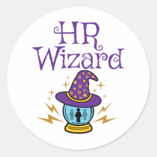Sticker Rond Assistant Ressources humaines