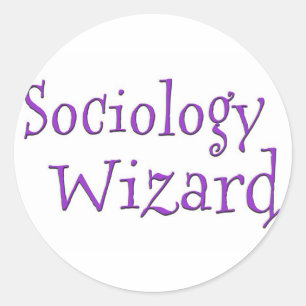 Sticker Rond Assistant Sociologie