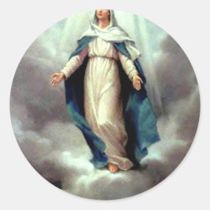 Sticker Rond Assomption de Marie
