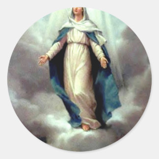 Sticker Rond Assomption de Marie