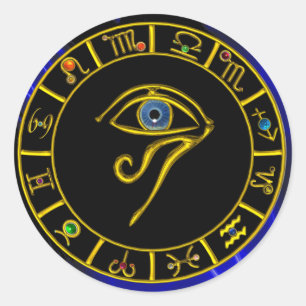 STICKER ROND ASTRAL EYE