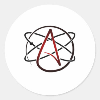 Sticker Rond Athéisme
