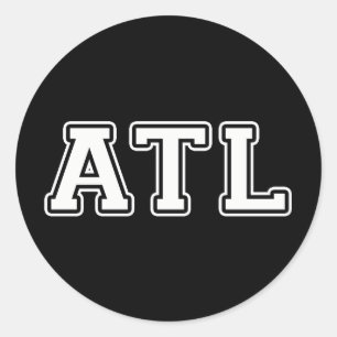 Sticker Rond Atlanta Géorgie