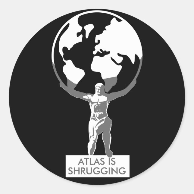 Sticker Rond Atlas (Devant)