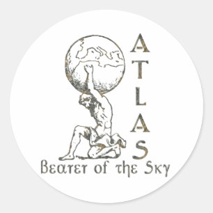 Sticker Rond Atlas