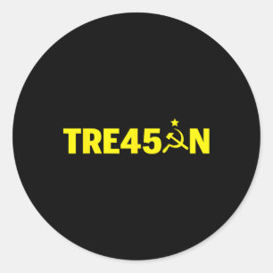 Sticker Rond Attirer Trump trahison Parti du groupe russe