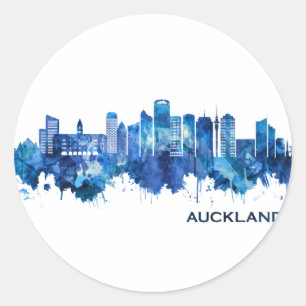 Sticker Rond Auckland Nouvelle-Zélande