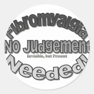 Sticker Rond Aucun jugement requis !