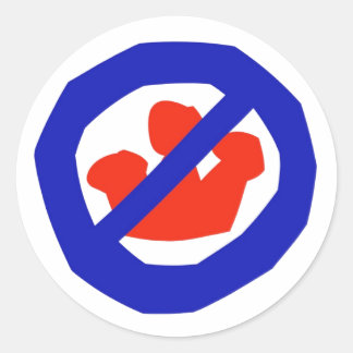 STICKER ROND AUCUN ROI