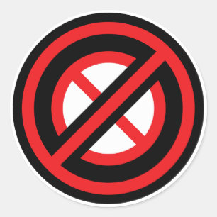 Sticker Rond Aucun symbole