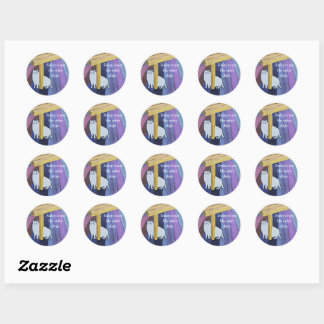 Sticker Rond Aujourd'hui n'est pas comme les autres jours 