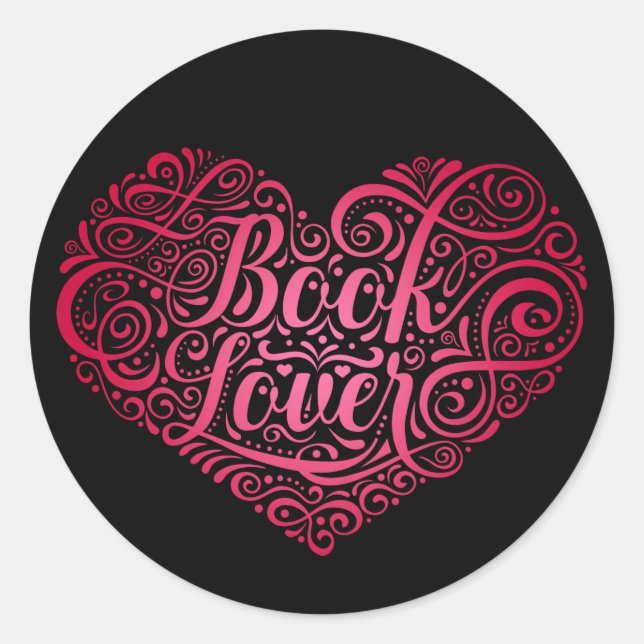 Sticker Rond Auteur de livres (Devant)