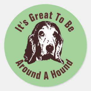 Sticker Rond Autour D'Une Hache