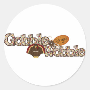 Sticker Rond Avalez jusqu'à ce que vous vacilliez
