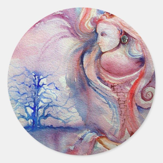 Sticker Rond AVALON / Magie et mystère (Devant)