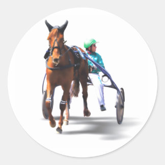 Sticker Rond Avant la course