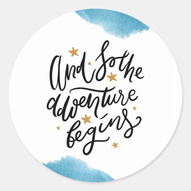 Sticker Rond Aventure (Devant)