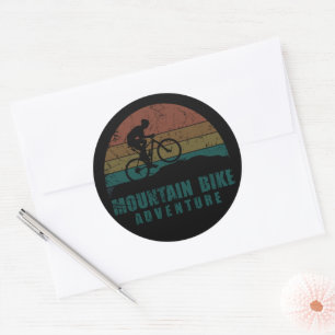Sticker Rond Aventure Mtb mountain bike