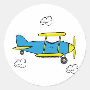 Sticker Rond Avion de Lil