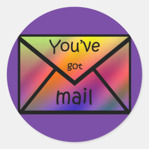 Sticker Rond avoir du courrier