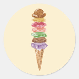 Sticker Rond Avoir Un Anniversaire Sucré