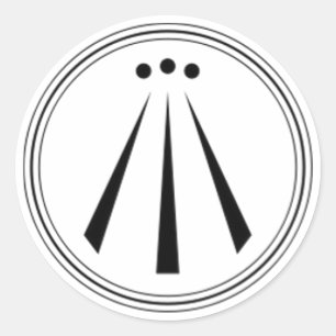 Sticker Rond Awen (plat)
