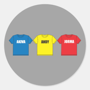 Sticker Rond Awesometown