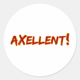 Sticker Rond Axellent !