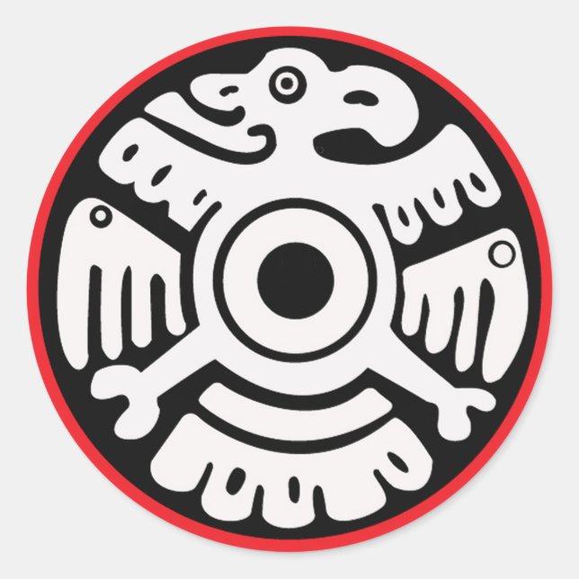 STICKER ROND AZTEC SEAL (Devant)