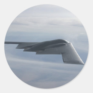 Sticker Rond B-2 Spirit - Bombe furtive