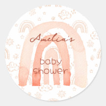 Baby shower Boho Peachy Météo 2
